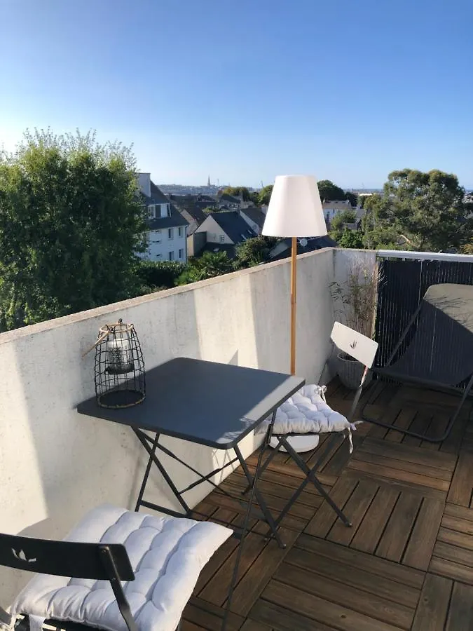 Appartement Joli T2 Avec Balcon, Calme & Vue Sur Intra Muros Saint-Malo